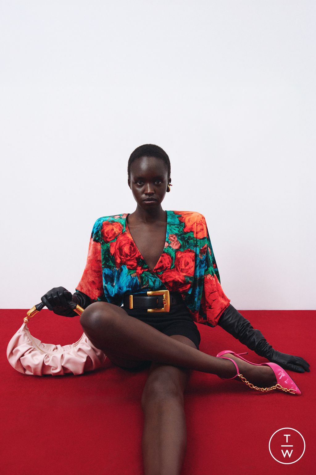 Fashion Week Paris Resort 2026 look 21 from the Balmain collection womenswear