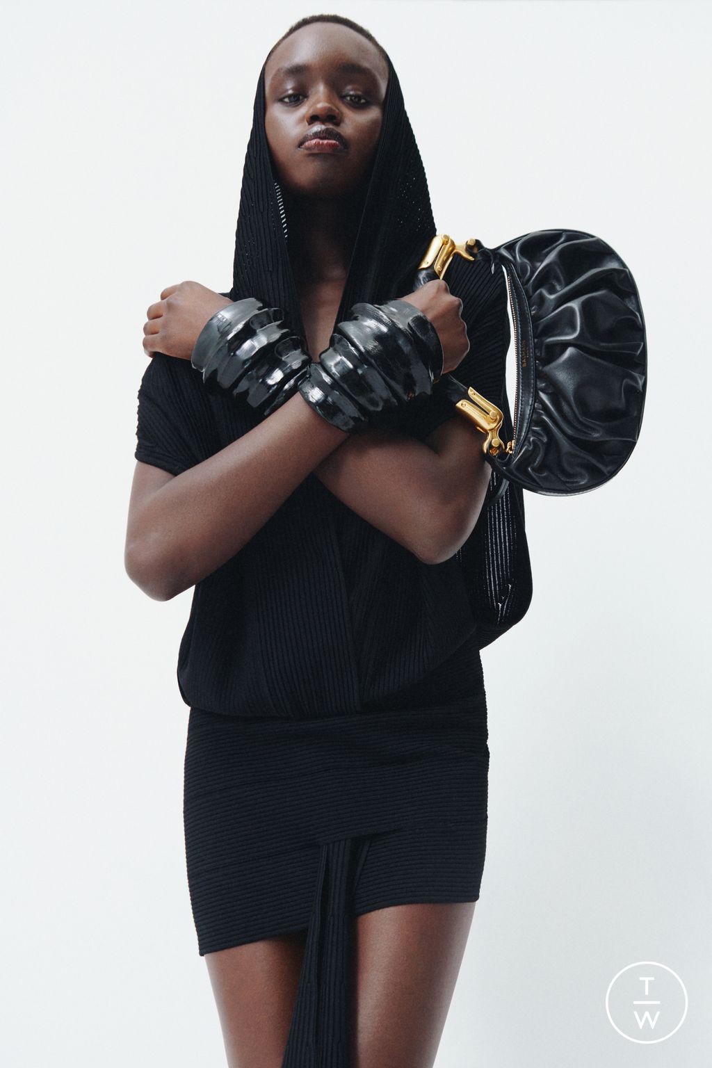 Fashion Week Paris Resort 2026 look 25 from the Balmain collection womenswear