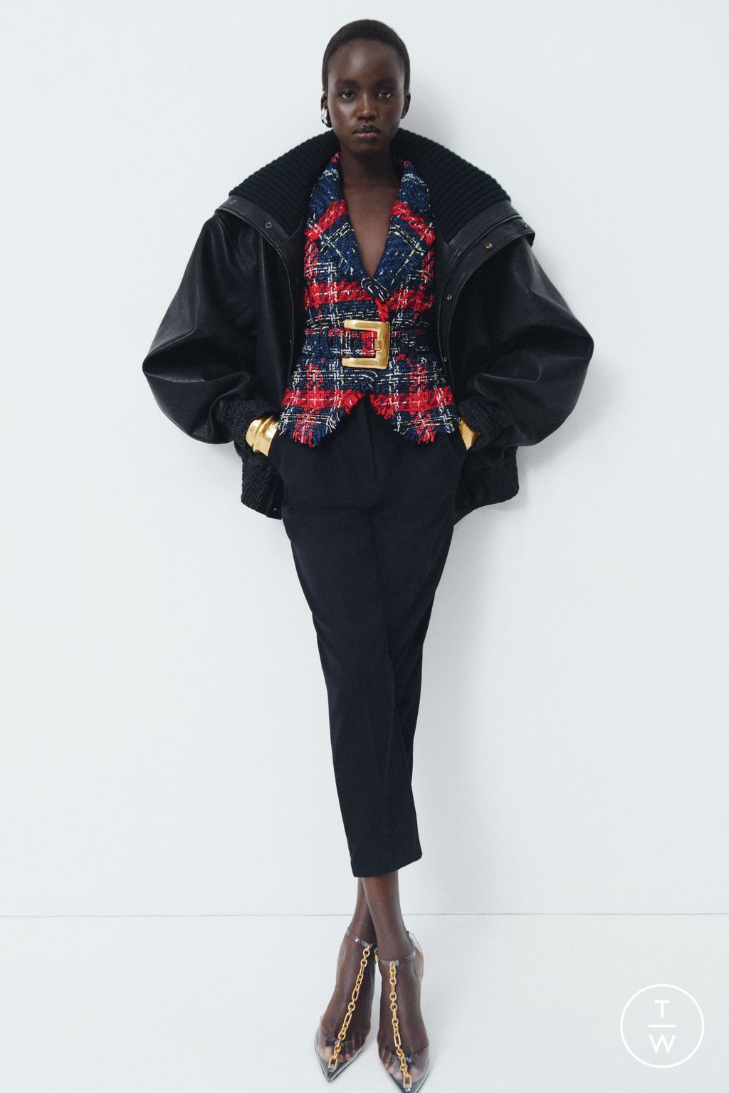 Fashion Week Paris Resort 2026 look 37 de la collection Balmain womenswear