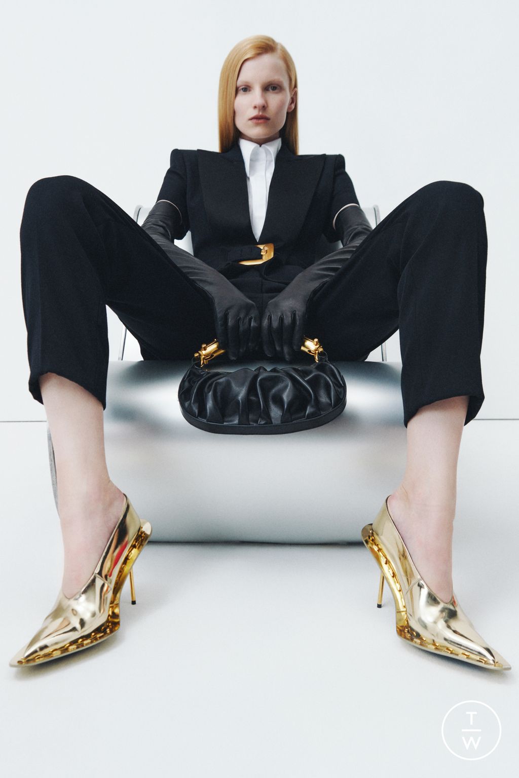 Fashion Week Paris Resort 2026 look 43 from the Balmain collection womenswear