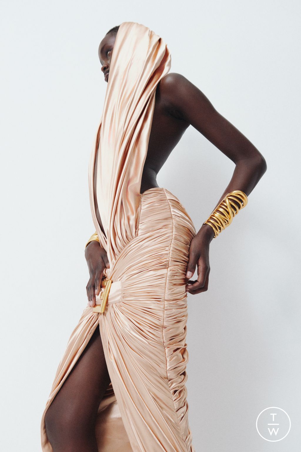 Fashion Week Paris Resort 2026 look 48 de la collection Balmain womenswear