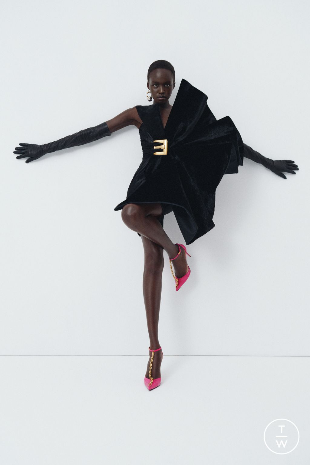 Fashion Week Paris Resort 2026 look 51 de la collection Balmain womenswear