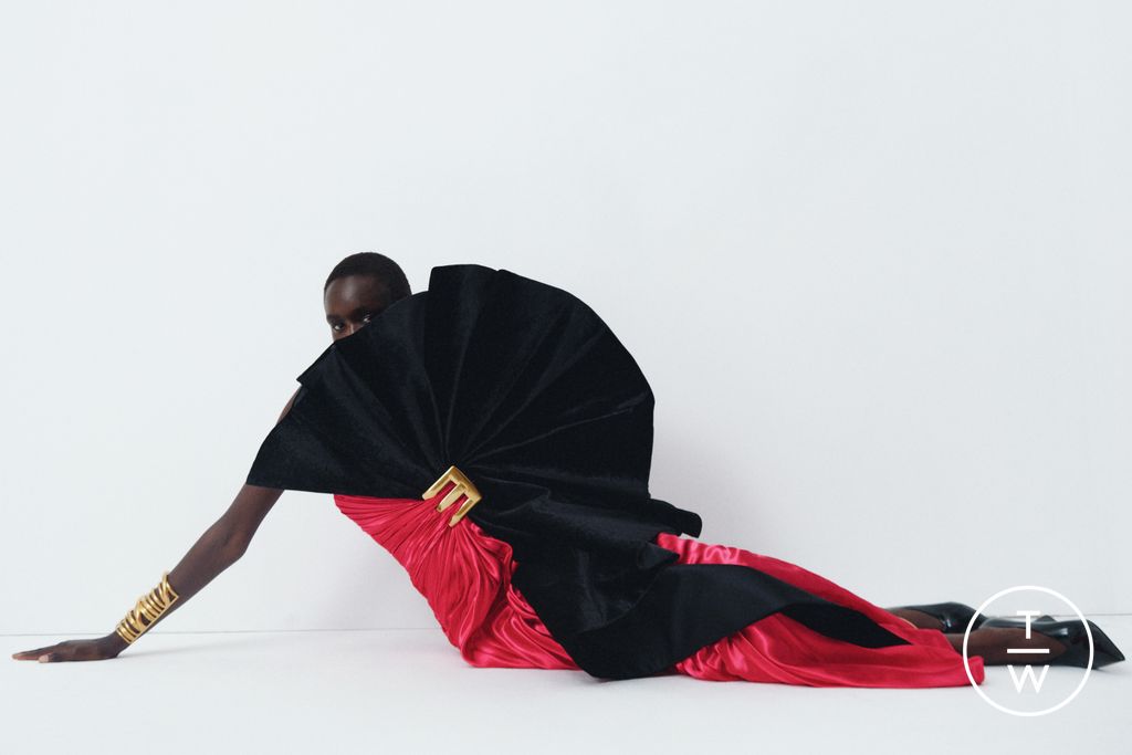 Fashion Week Paris Resort 2026 look 53 from the Balmain collection womenswear