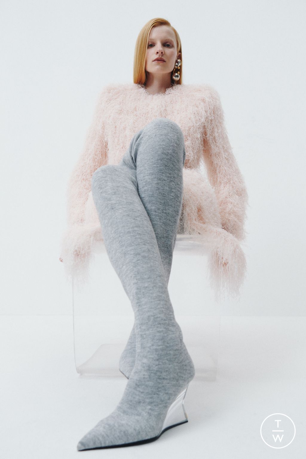 Fashion Week Paris Resort 2026 look 8 de la collection Balmain womenswear