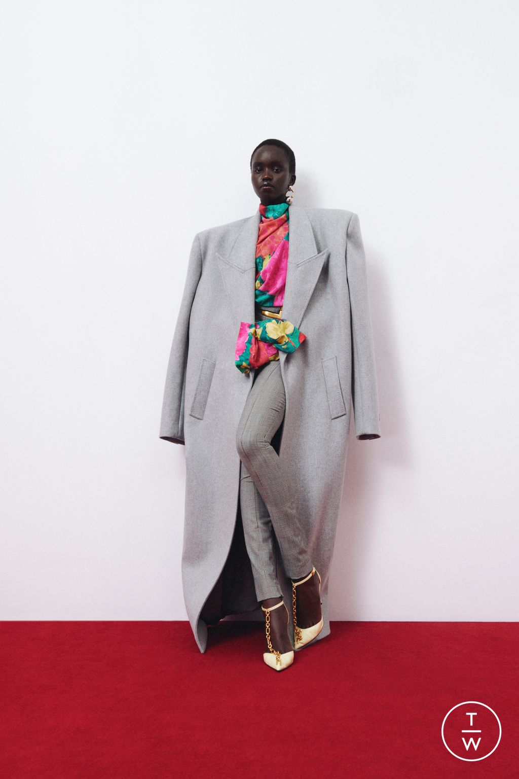 Fashion Week Paris Resort 2026 look 9 from the Balmain collection womenswear