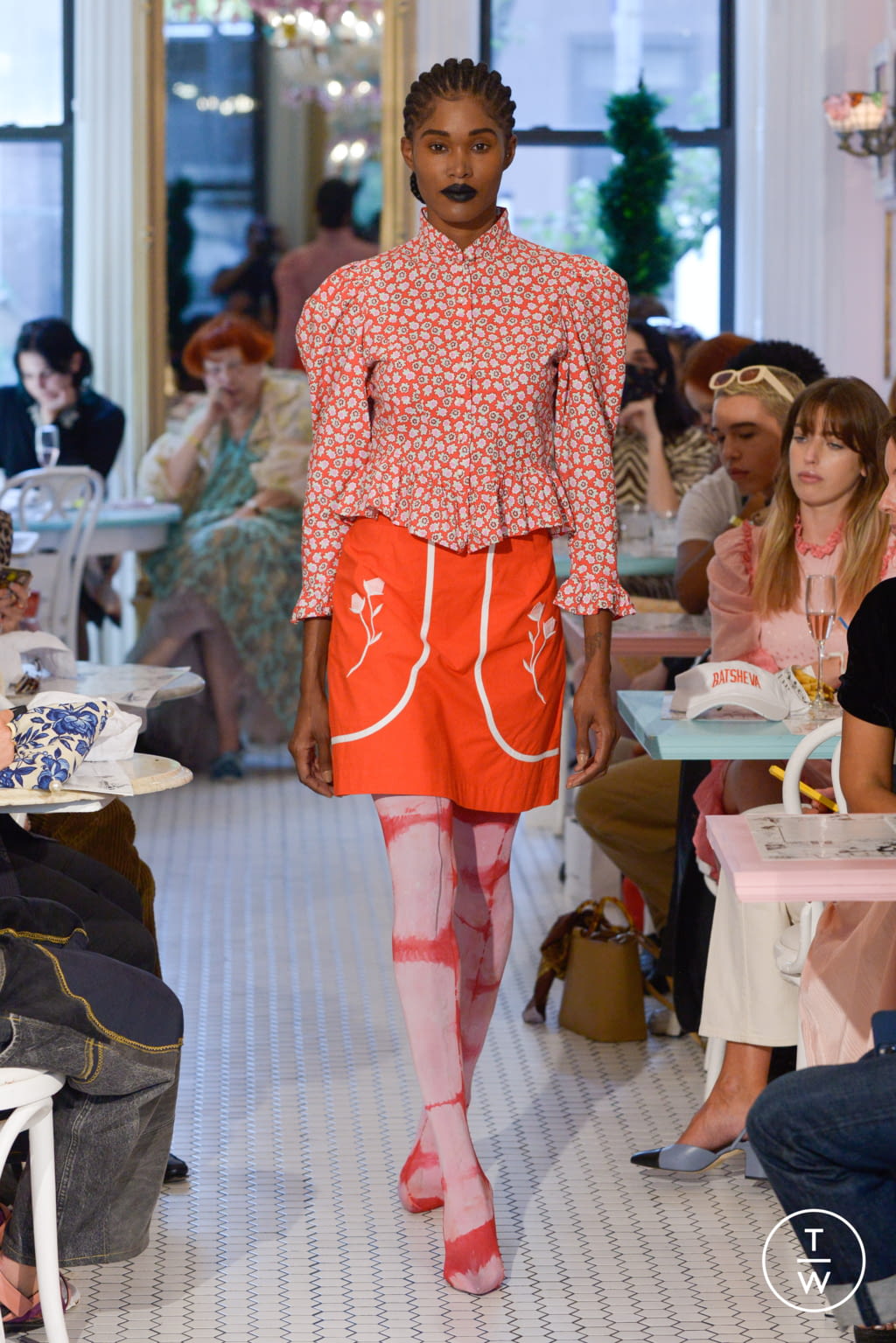 Fashion Week New York Spring/Summer 2022 look 24 from the Batsheva collection womenswear