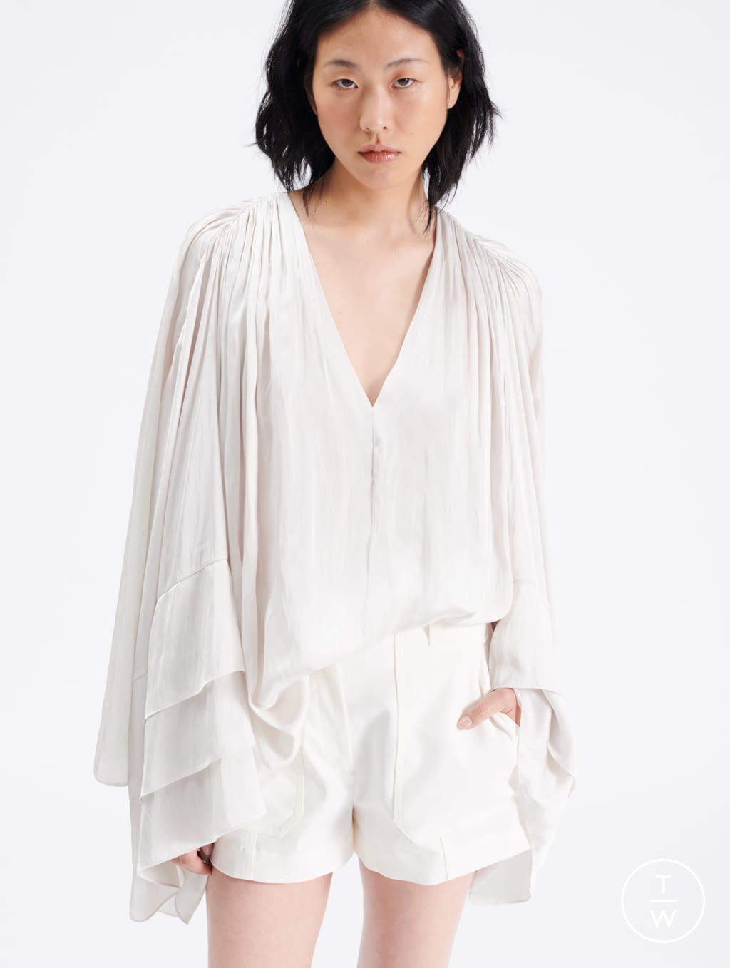 Fashion Week Paris Spring/Summer 2022 look 88 from the Barbara Bui collection womenswear