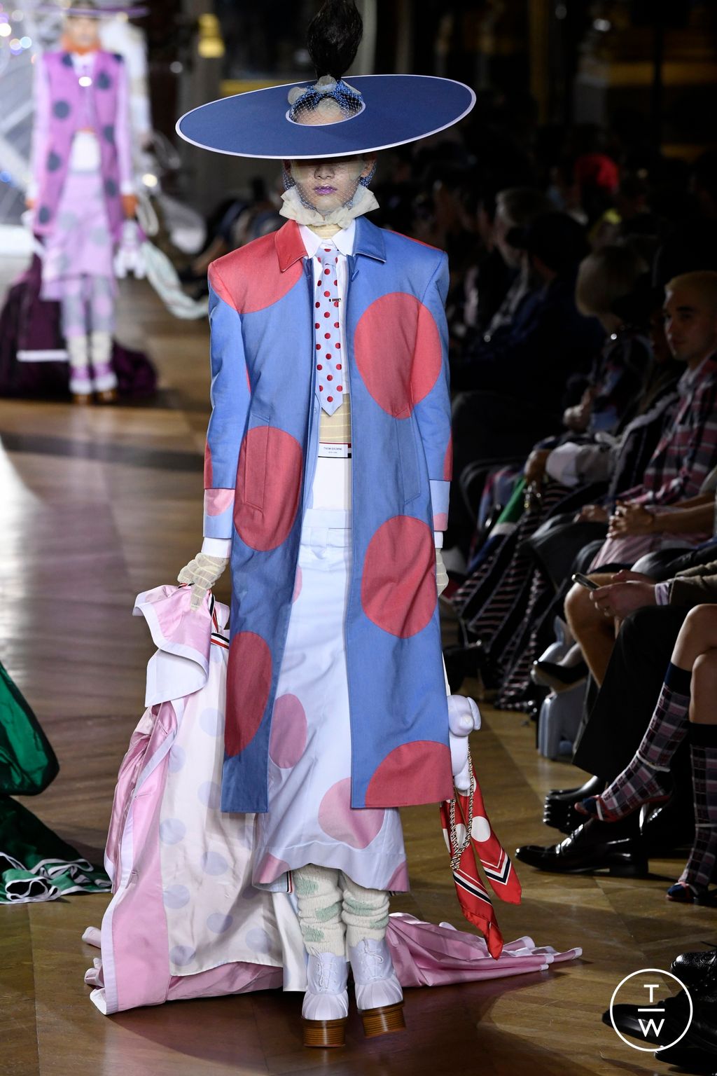 Fashion Week Paris Spring/Summer 2023 look 48 from the Thom Browne collection womenswear