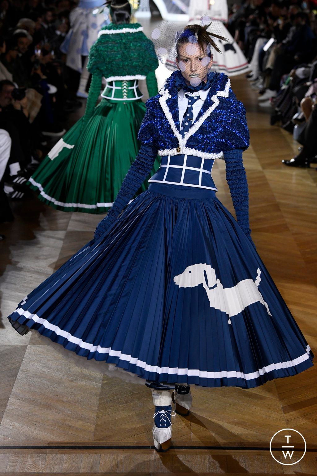 Fashion Week Paris Spring/Summer 2023 look 31 from the Thom Browne collection womenswear