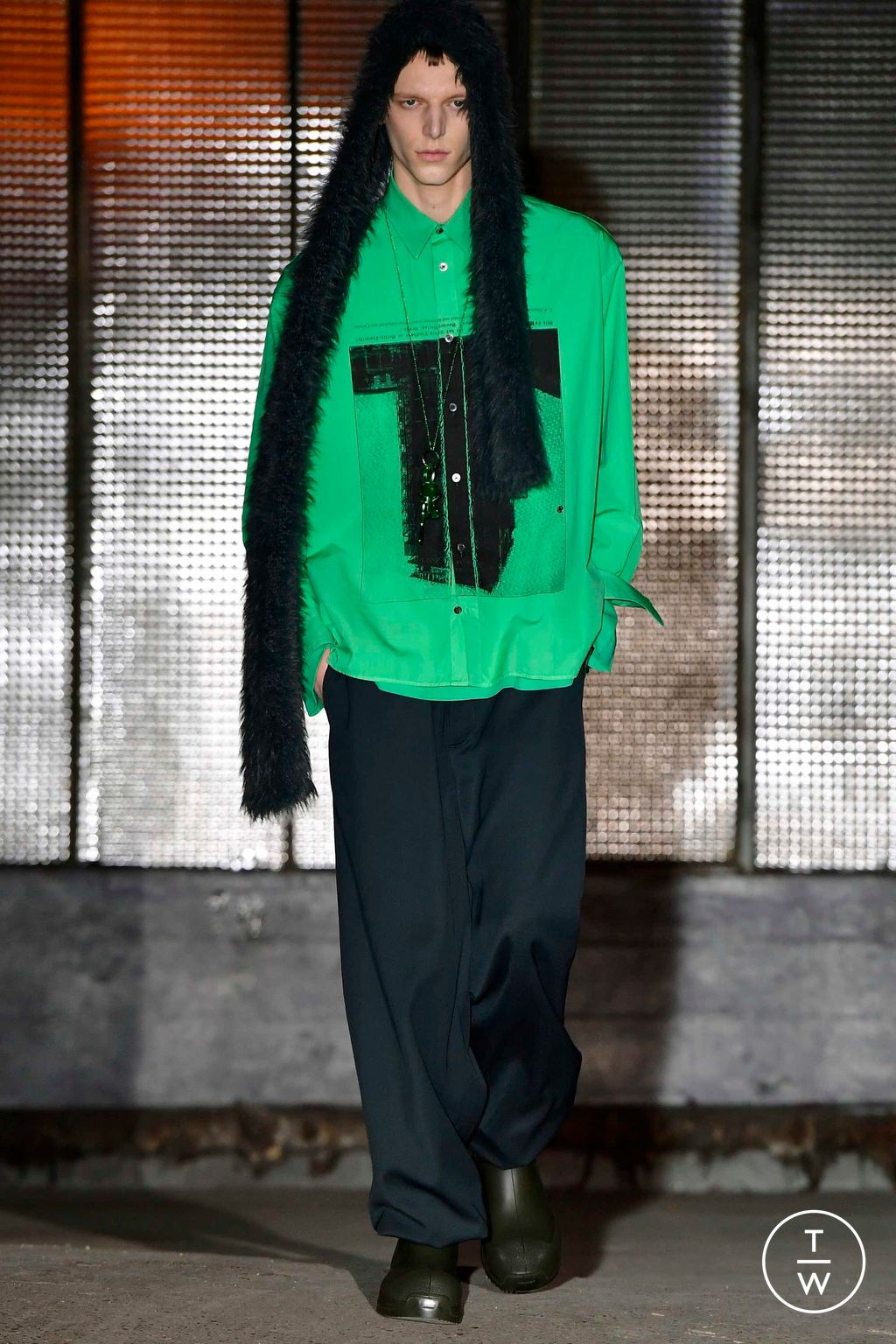 Fashion Week Paris Fall/Winter 2023 look 27 from the Études collection menswear