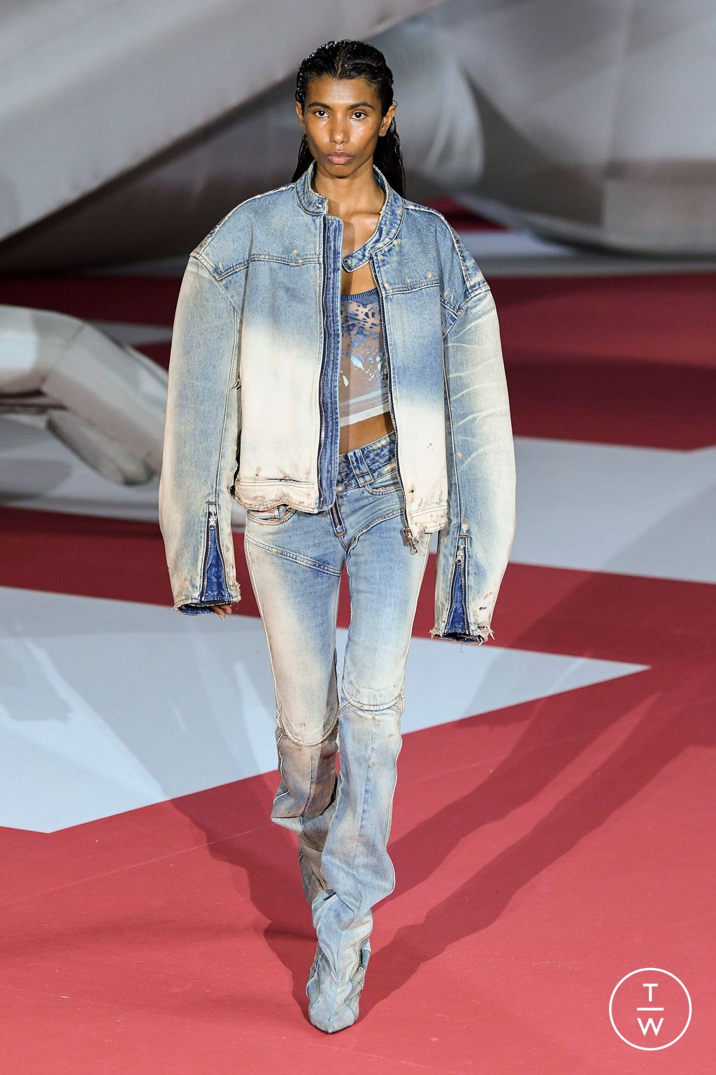 Fashion Week Milan Spring/Summer 2023 look 7 from the DIESEL collection womenswear