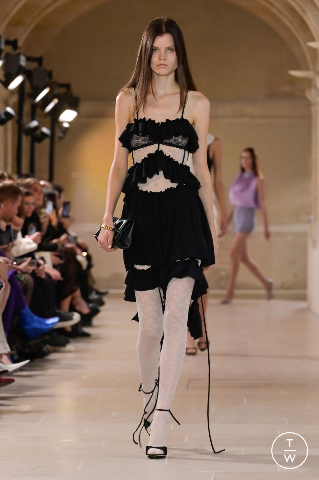 Fashion Week Paris Spring/Summer 2023 look 34 from the Victoria Beckham collection womenswear