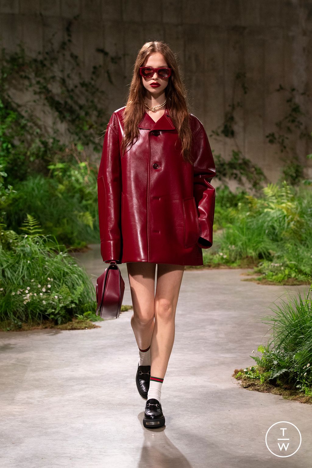 Fashion Week Milan Resort 2025 look 20 from the Gucci collection womenswear