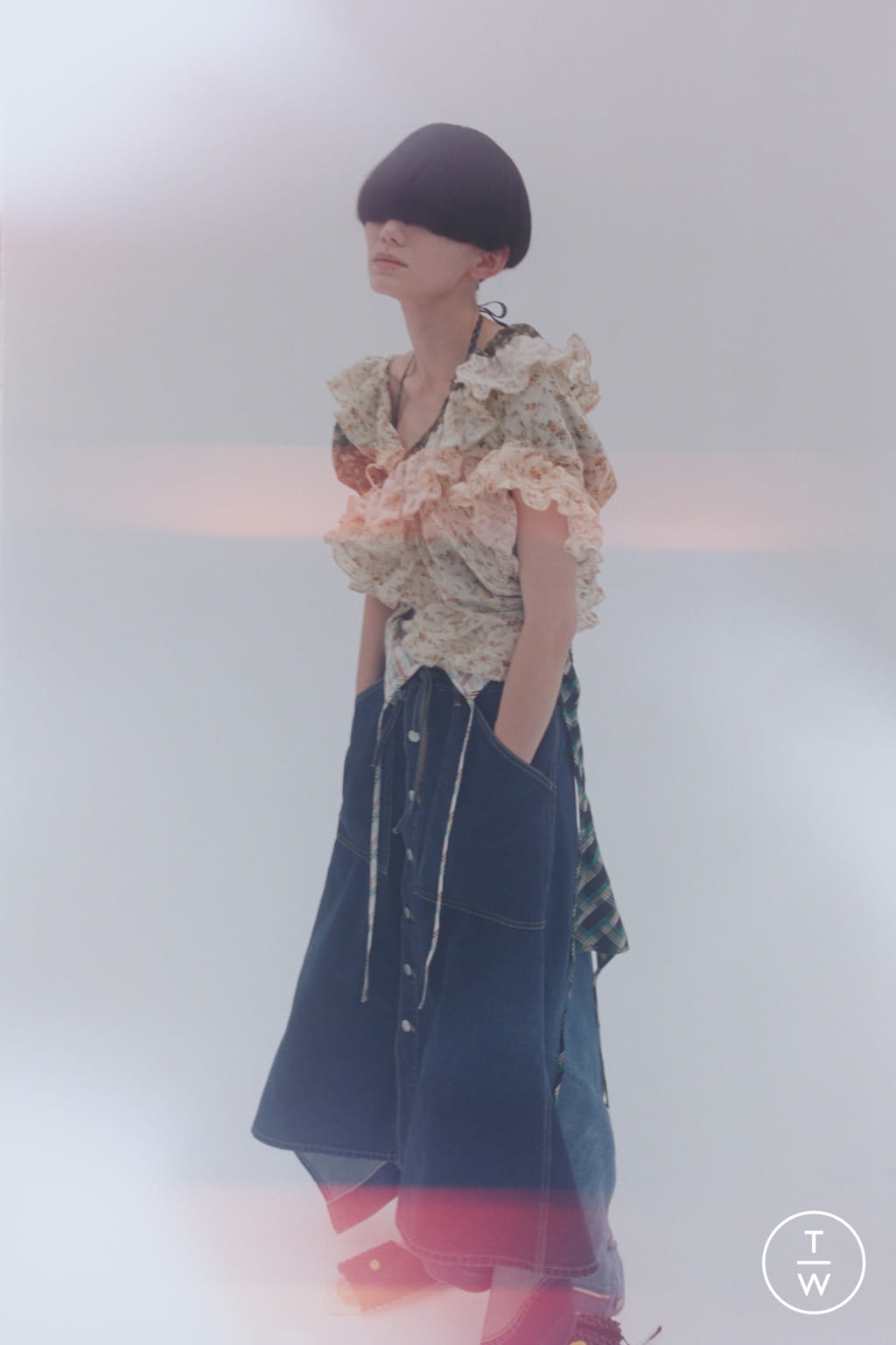 Fashion Week Paris Spring/Summer 2022 look 17 from the Beautiful People collection 女装