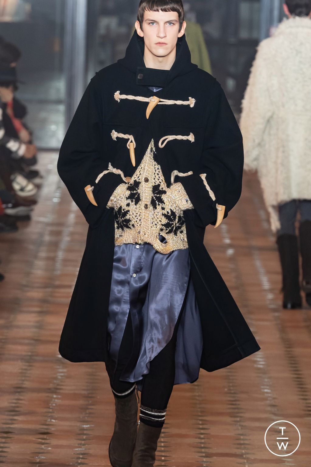 Fashion Week Paris Fall/Winter 2024 look 19 de la collection BED j.w. FORD menswear