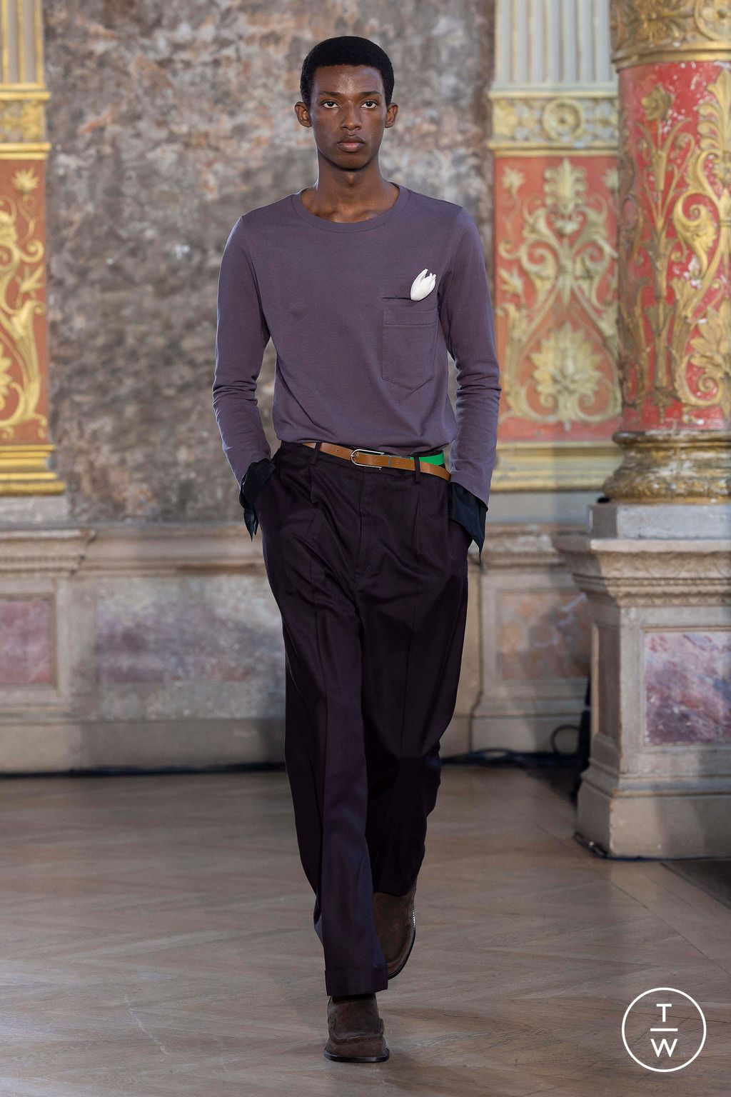 Fashion Week Paris Spring/Summer 2024 look 7 from the BED j.w. FORD collection menswear
