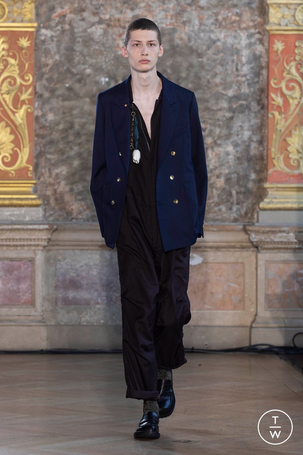 Fashion Week Paris Spring/Summer 2024 look 13 from the BED j.w. FORD collection menswear