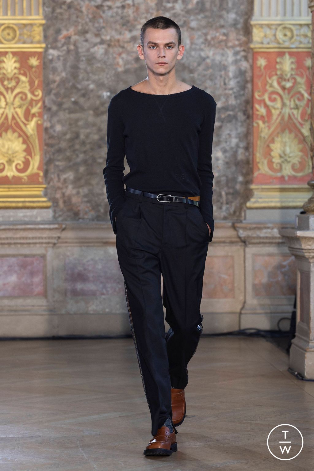 Fashion Week Paris Spring/Summer 2024 look 18 from the BED j.w. FORD collection menswear