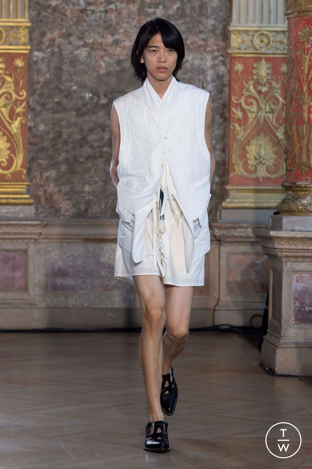 Fashion Week Paris Spring/Summer 2024 look 27 from the BED j.w. FORD collection menswear