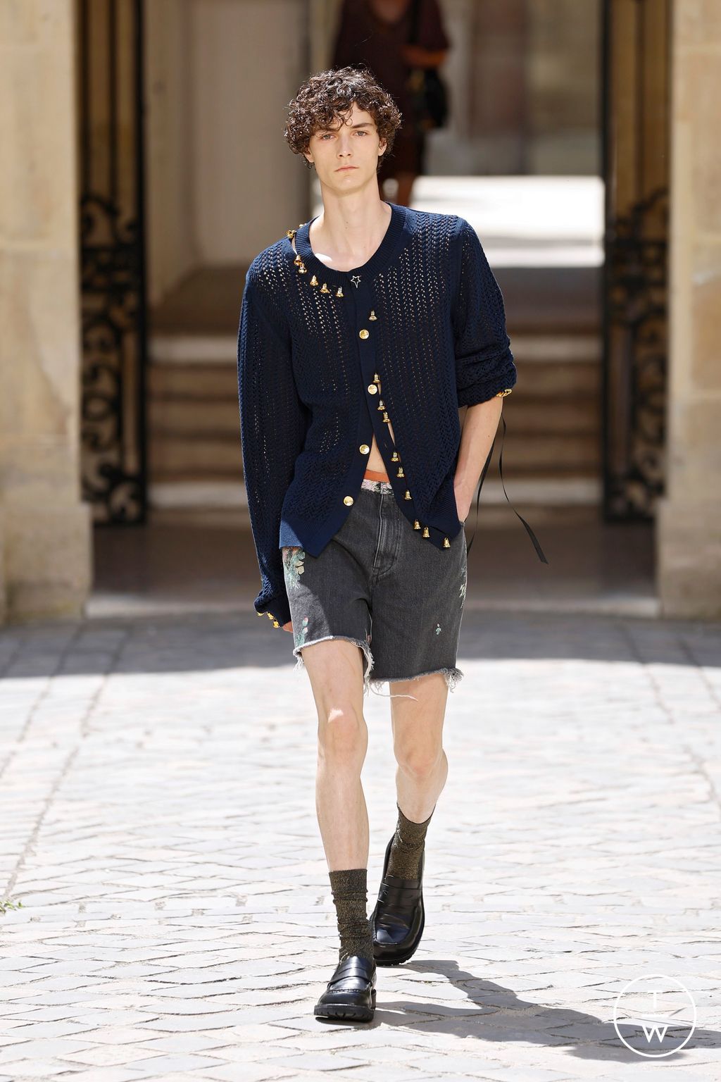 Fashion Week Paris Spring-Summer 2025 look 6 from the BED j.w. FORD collection menswear
