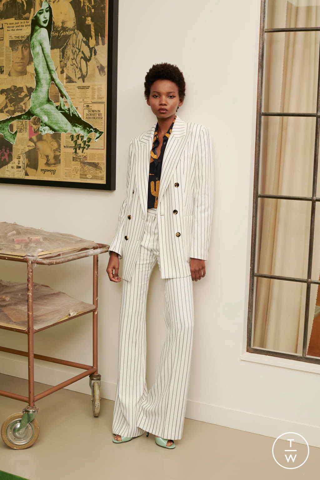Fashion Week London Spring/Summer 2020 look 2 from the Bella Freud collection womenswear