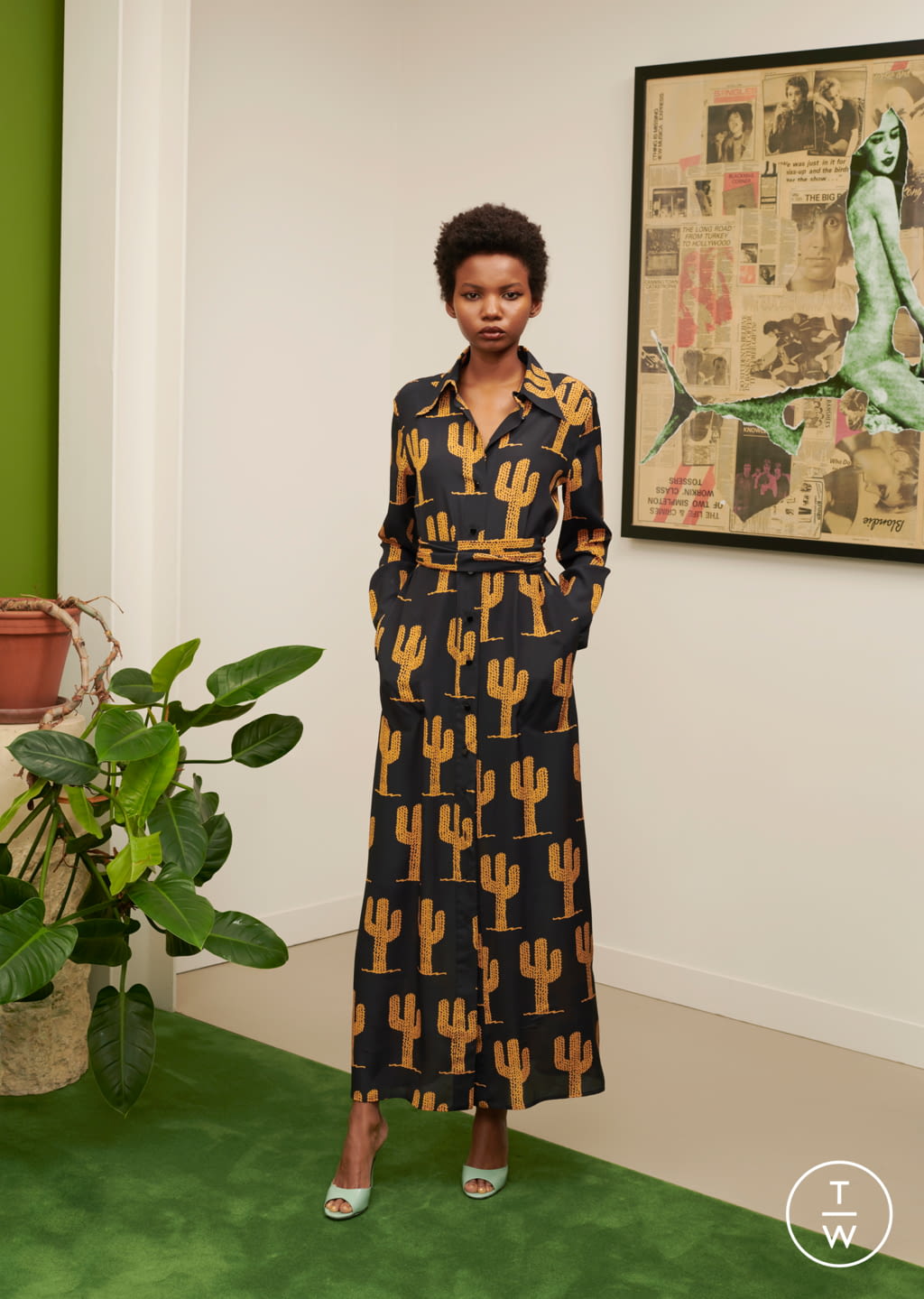 Fashion Week London Spring/Summer 2020 look 11 from the Bella Freud collection womenswear