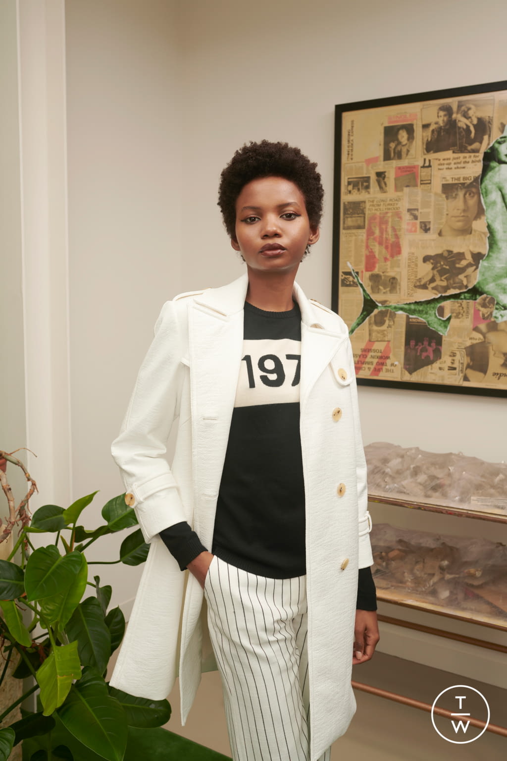 Fashion Week London Spring/Summer 2020 look 12 from the Bella Freud collection 女装