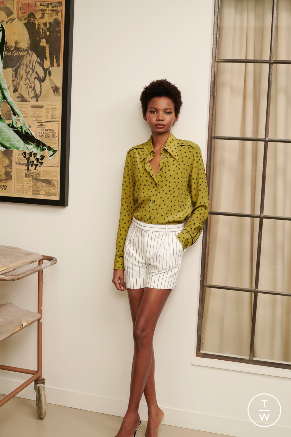 Fashion Week London Spring/Summer 2020 look 16 from the Bella Freud collection womenswear