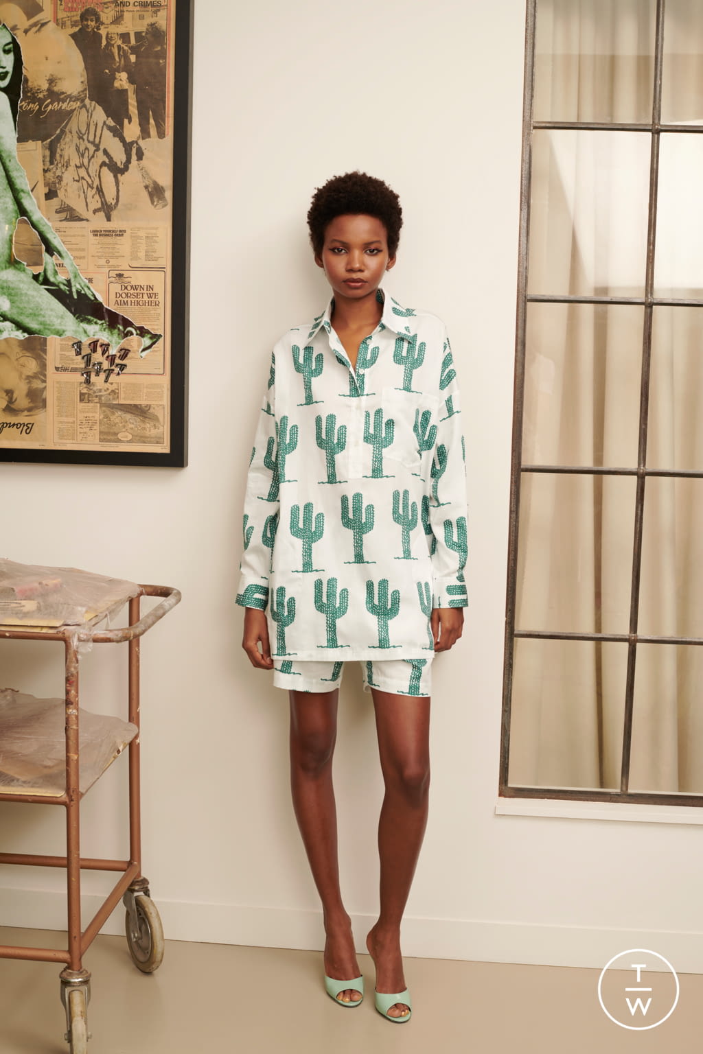 Fashion Week London Spring/Summer 2020 look 20 from the Bella Freud collection womenswear