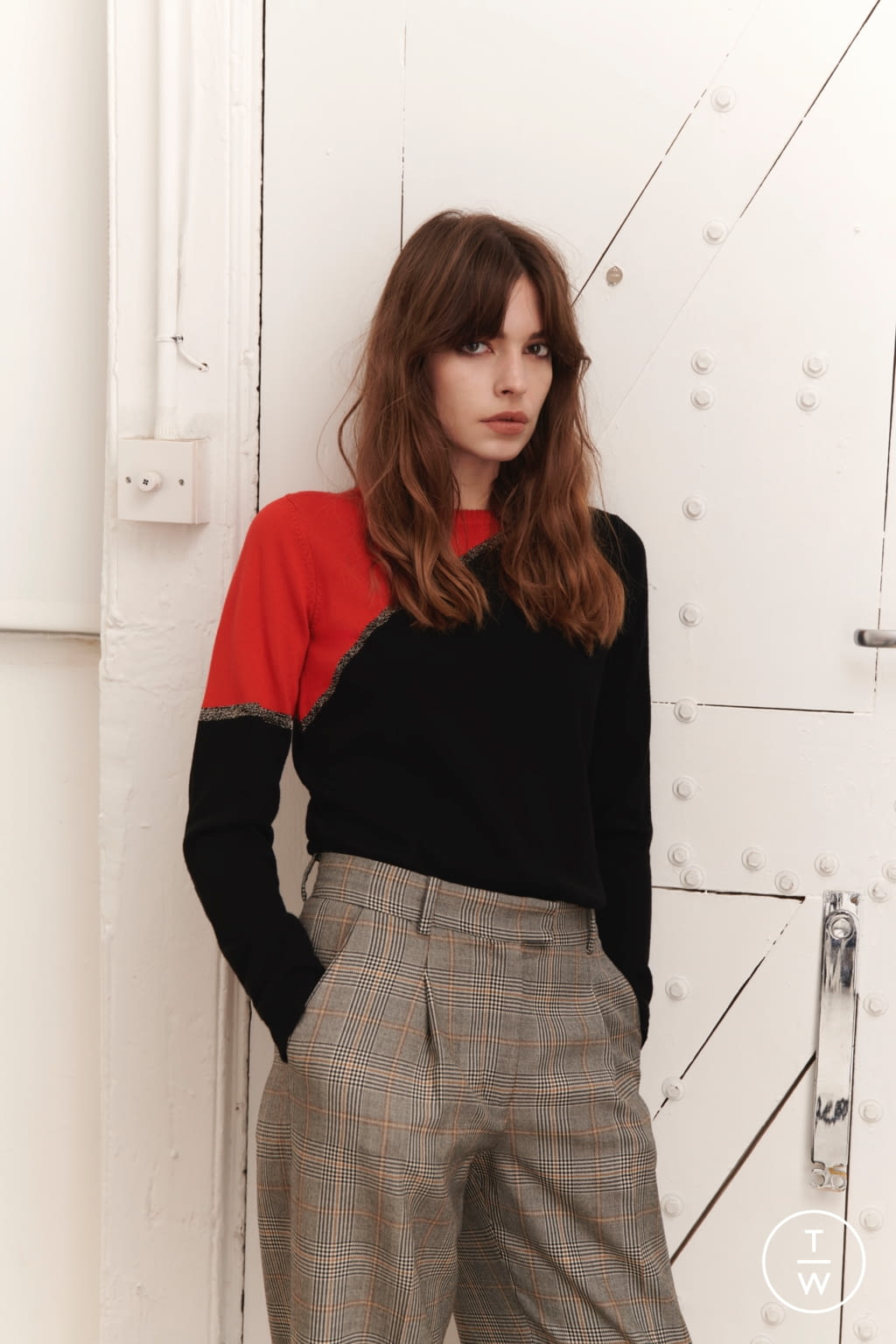 Fashion Week London Pre-Fall 2020 look 3 from the Bella Freud collection 女装