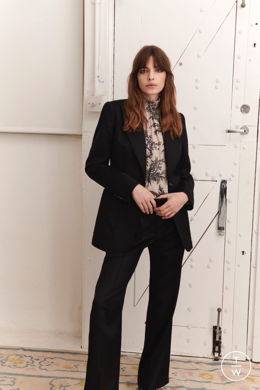 Fashion Week London Pre-Fall 2020 look 14 from the Bella Freud collection 女装