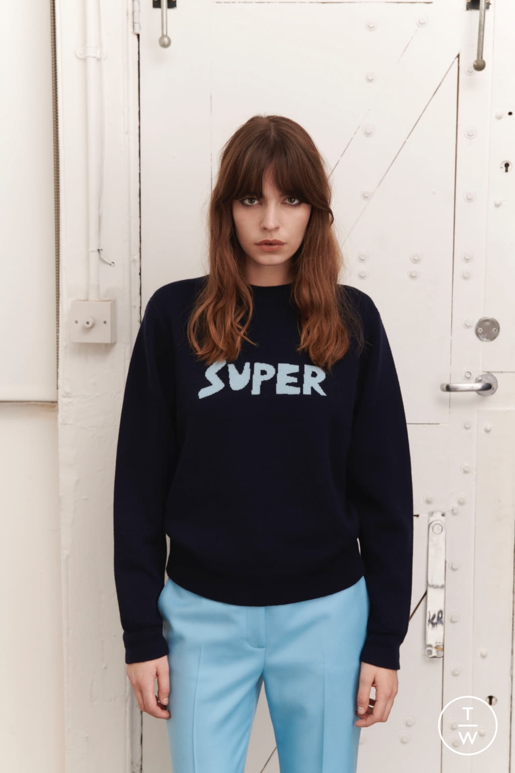Fashion Week London Pre-Fall 2020 look 28 from the Bella Freud collection 女装