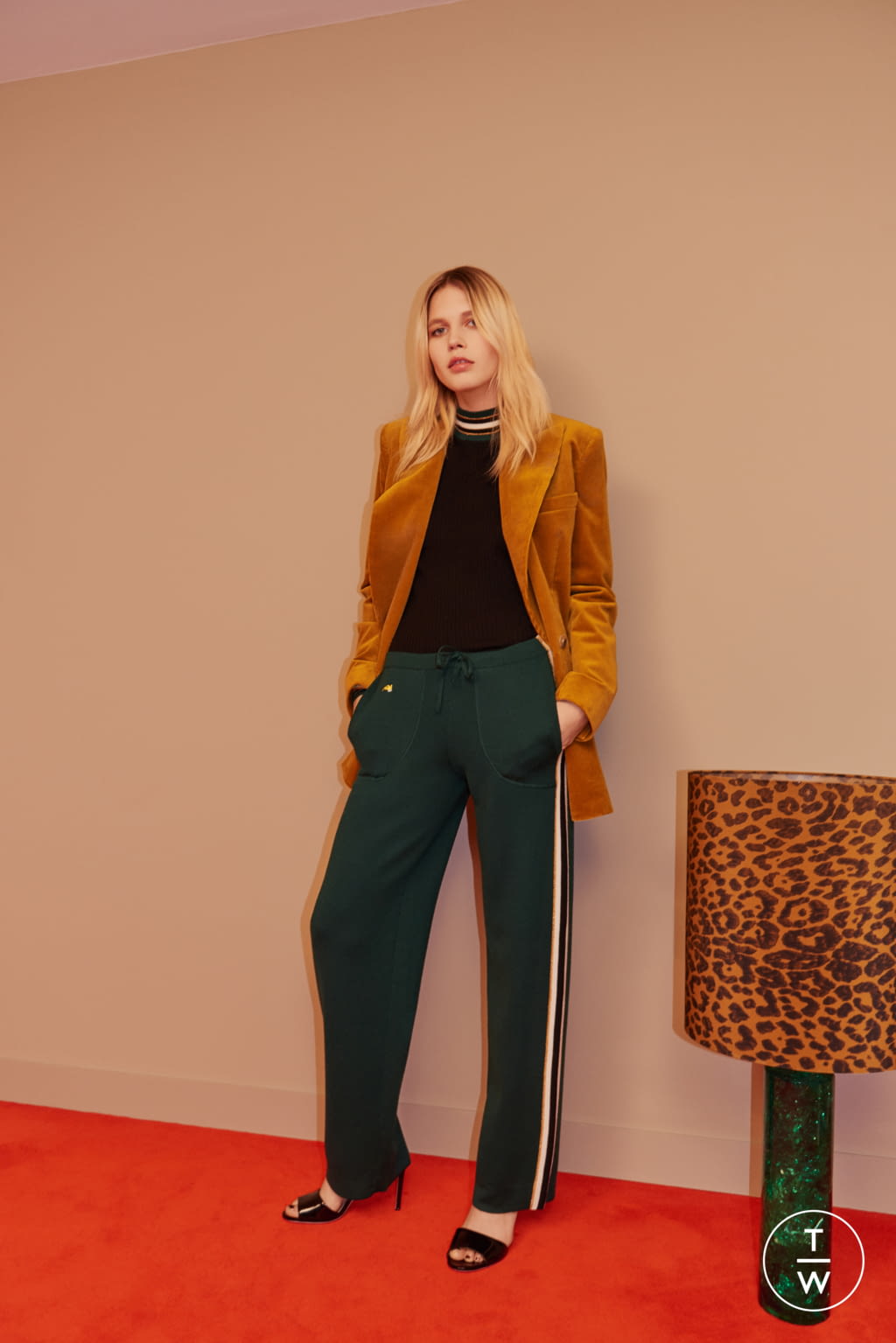 Fashion Week London Pre-Fall 2018 look 6 from the Bella Freud collection 女装
