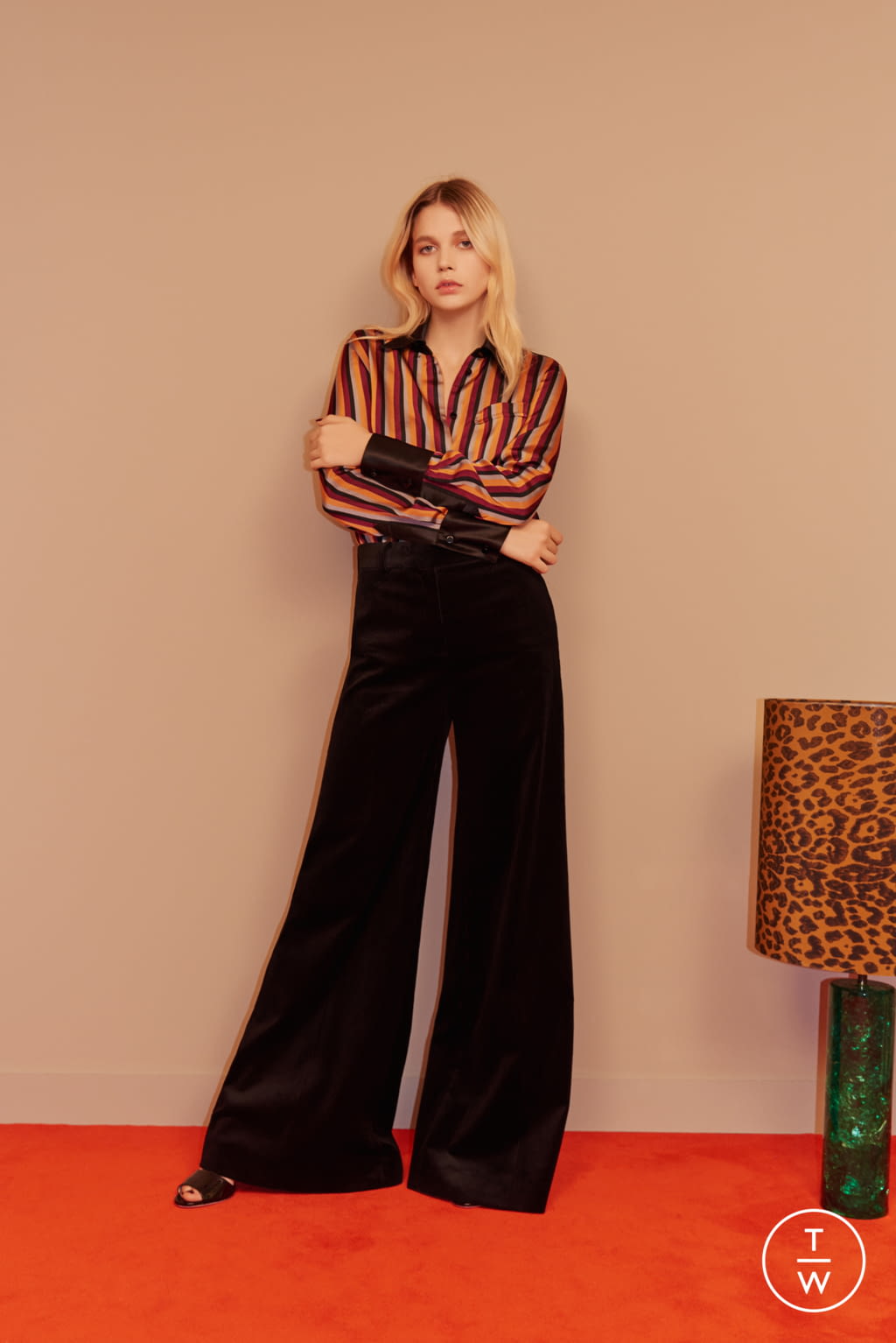 Fashion Week London Pre-Fall 2018 look 18 from the Bella Freud collection 女装