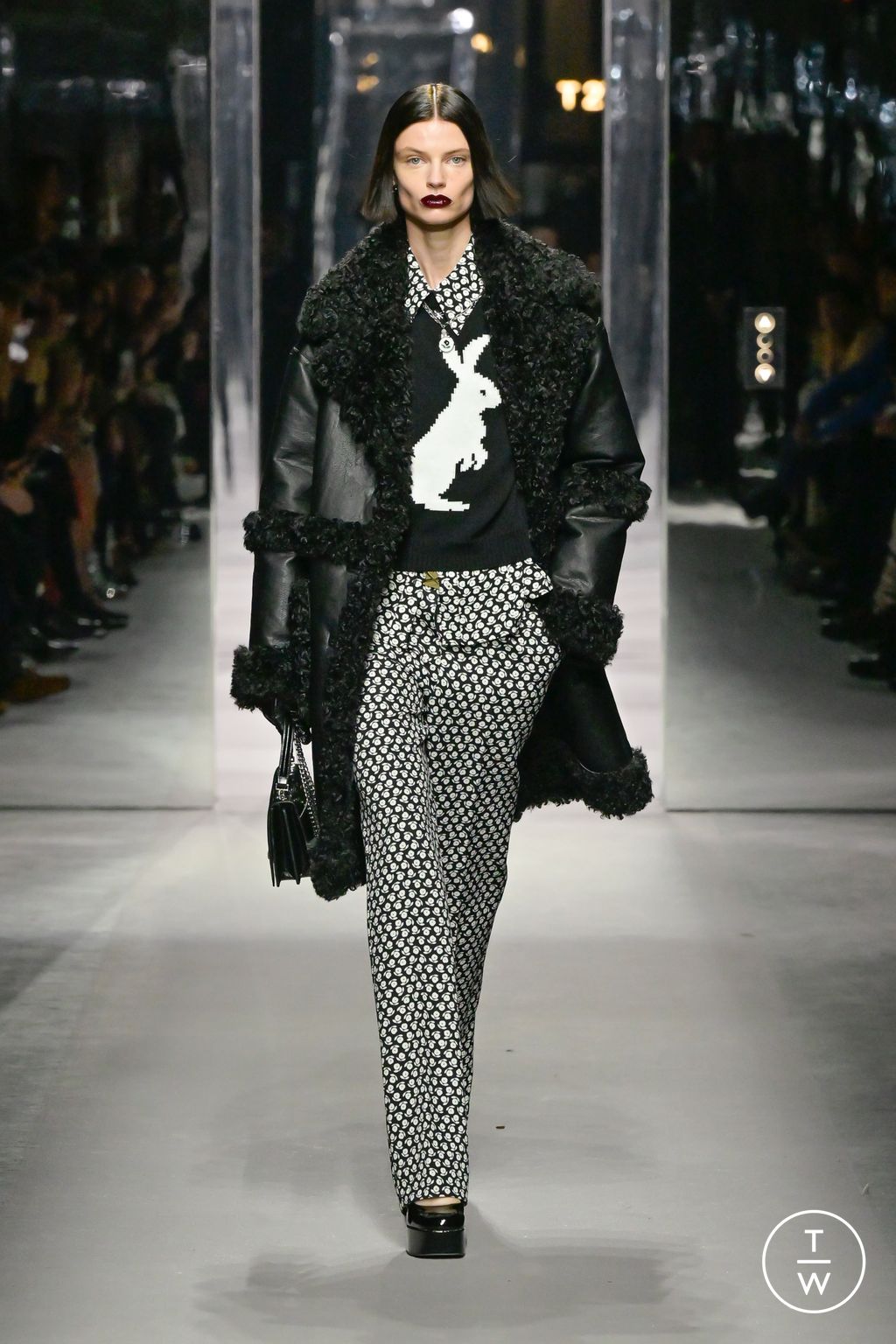 Fashion Week Milan Fall/Winter 2023 look 3 de la collection BENETTON womenswear