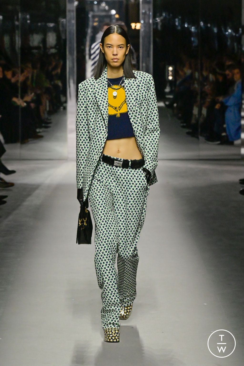 Fashion Week Milan Fall/Winter 2023 look 7 de la collection BENETTON womenswear