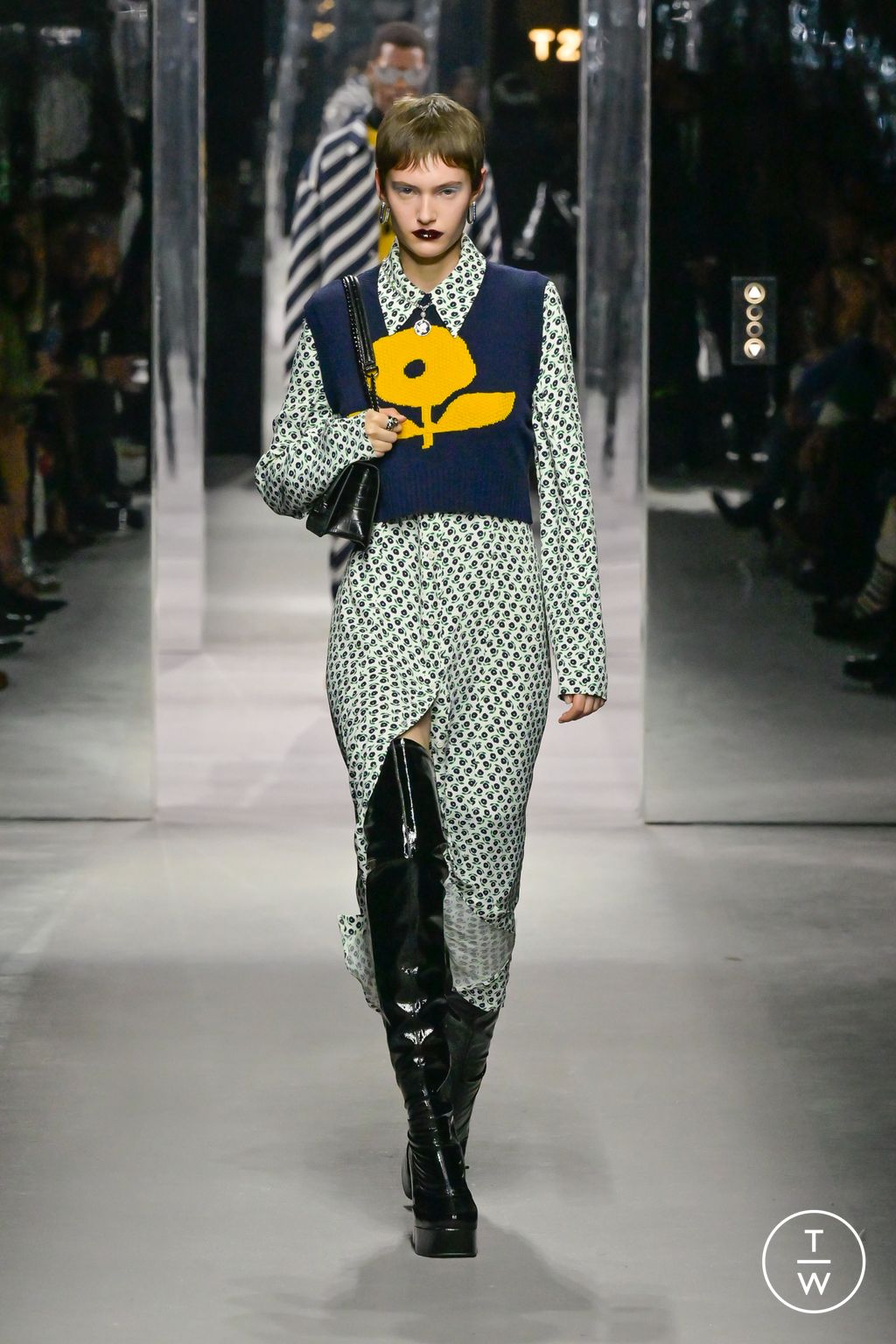 Fashion Week Milan Fall/Winter 2023 look 9 de la collection BENETTON womenswear