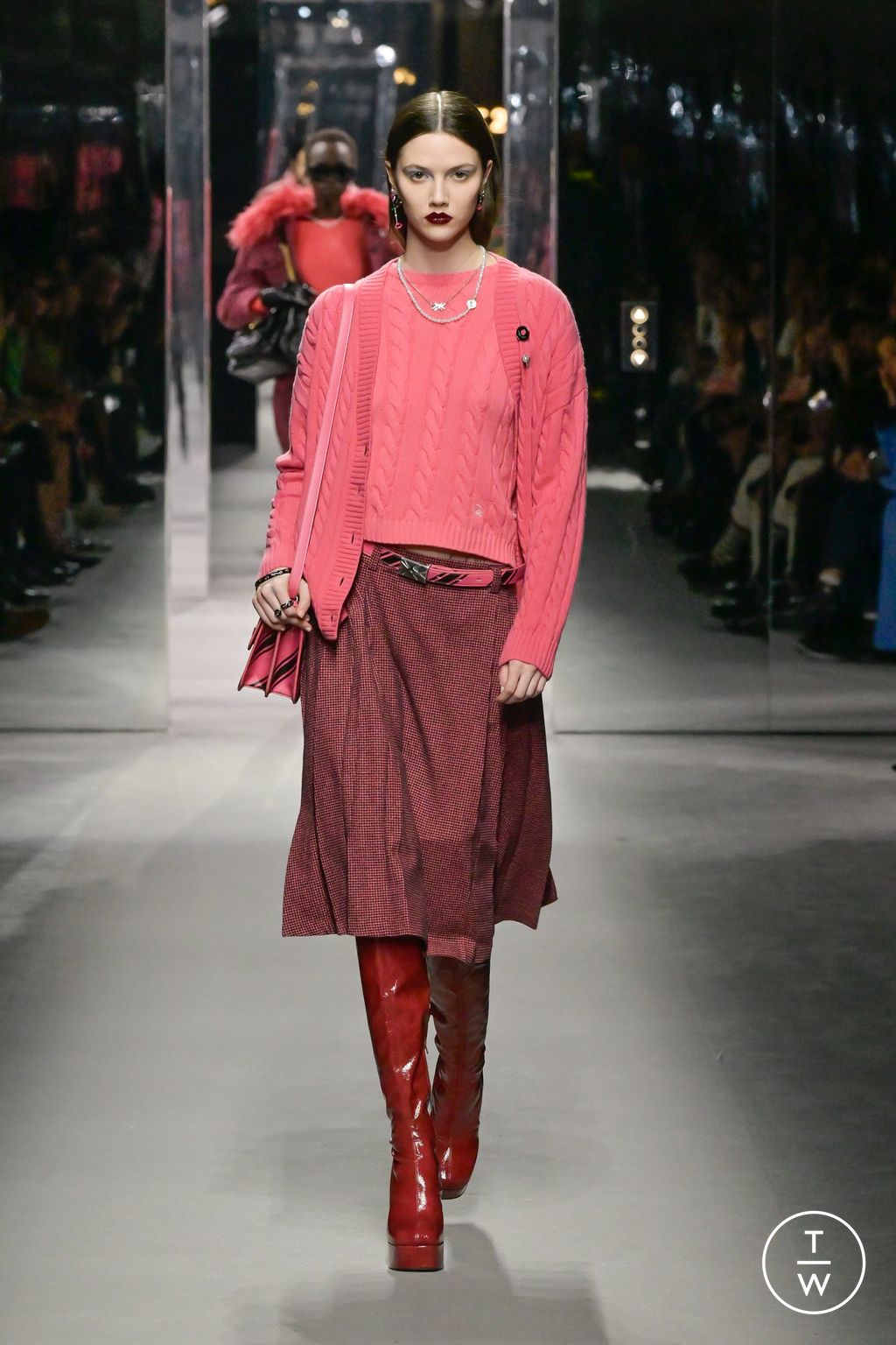 Fashion Week Milan Fall/Winter 2023 look 25 from the BENETTON collection womenswear