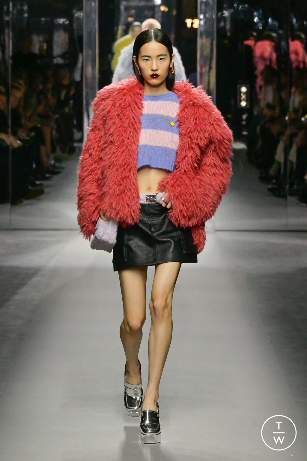Fashion Week Milan Fall/Winter 2023 look 27 from the BENETTON collection womenswear