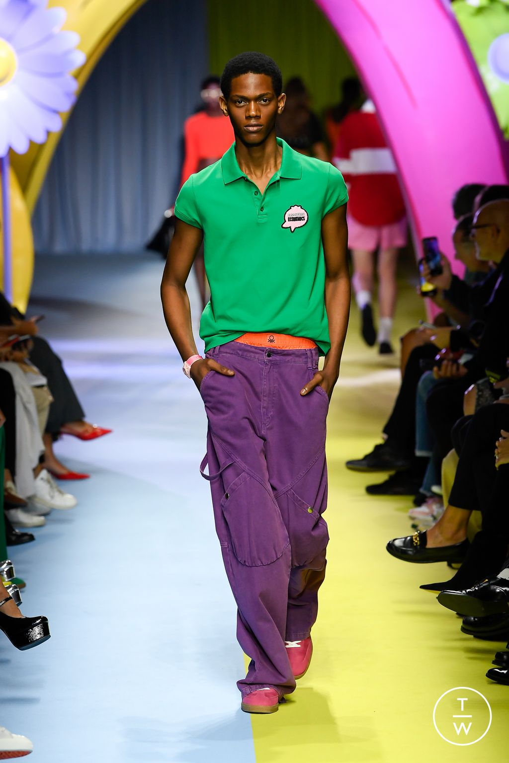 Fashion Week Milan Spring/Summer 2024 look 16 from the BENETTON collection womenswear
