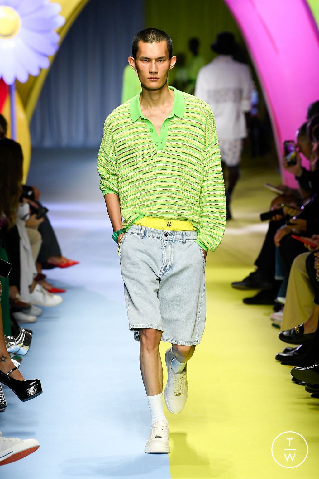 Fashion Week Milan Spring/Summer 2024 look 40 from the BENETTON collection womenswear