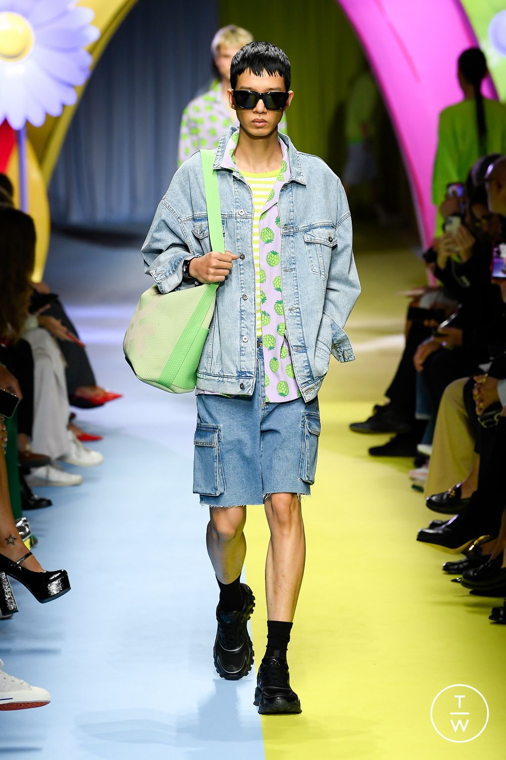 Fashion Week Milan Spring/Summer 2024 look 44 from the BENETTON collection womenswear
