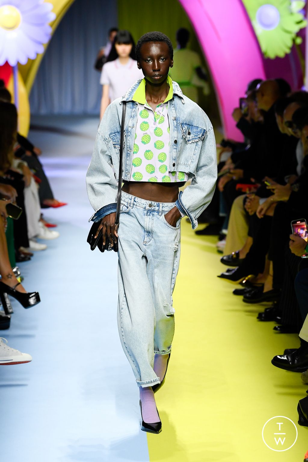 Fashion Week Milan Spring/Summer 2024 look 46 from the BENETTON collection womenswear