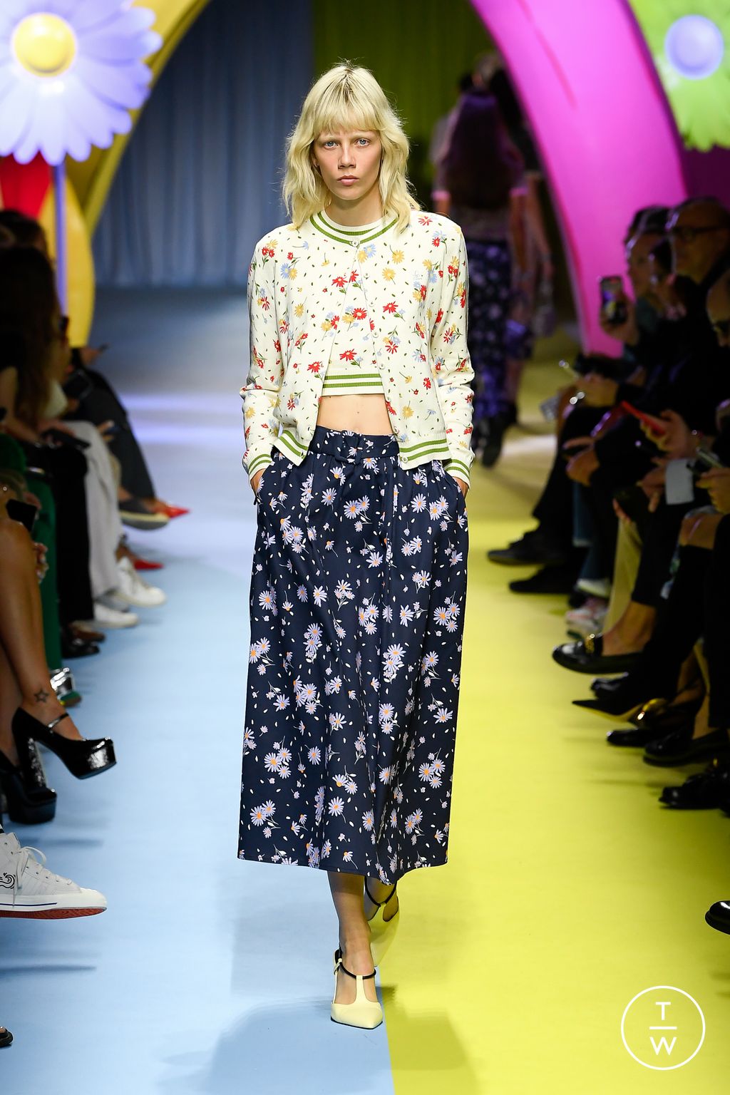 Fashion Week Milan Spring/Summer 2024 look 60 from the BENETTON collection womenswear