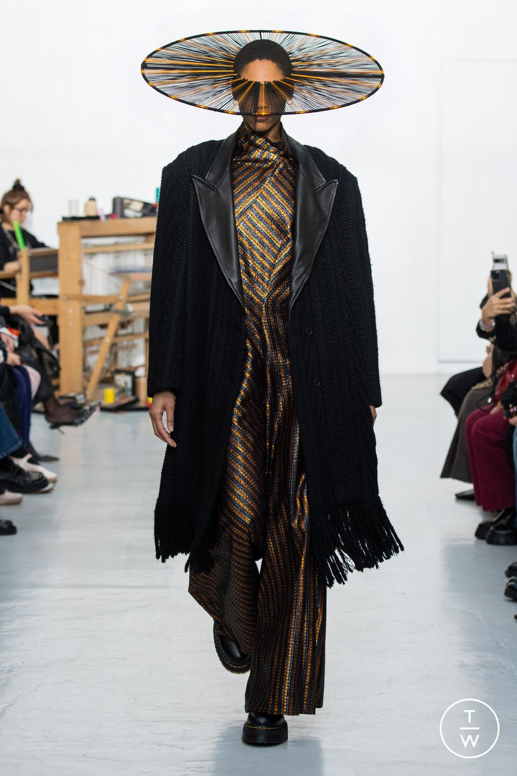 Fashion Week Paris Fall/Winter 2024 look 14 de la collection Benjamin Benmoyal womenswear