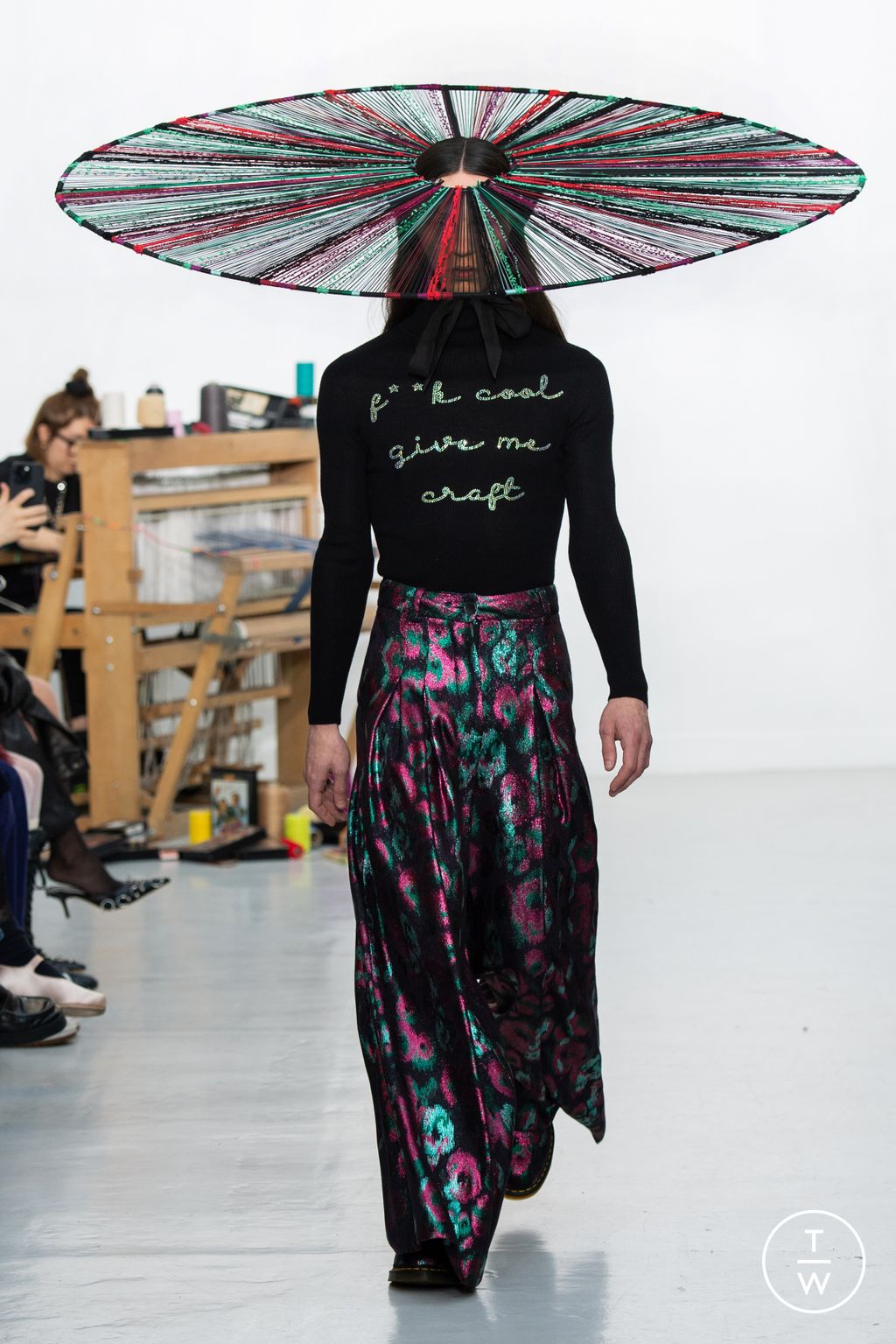 Fashion Week Paris Fall/Winter 2024 look 18 de la collection Benjamin Benmoyal womenswear