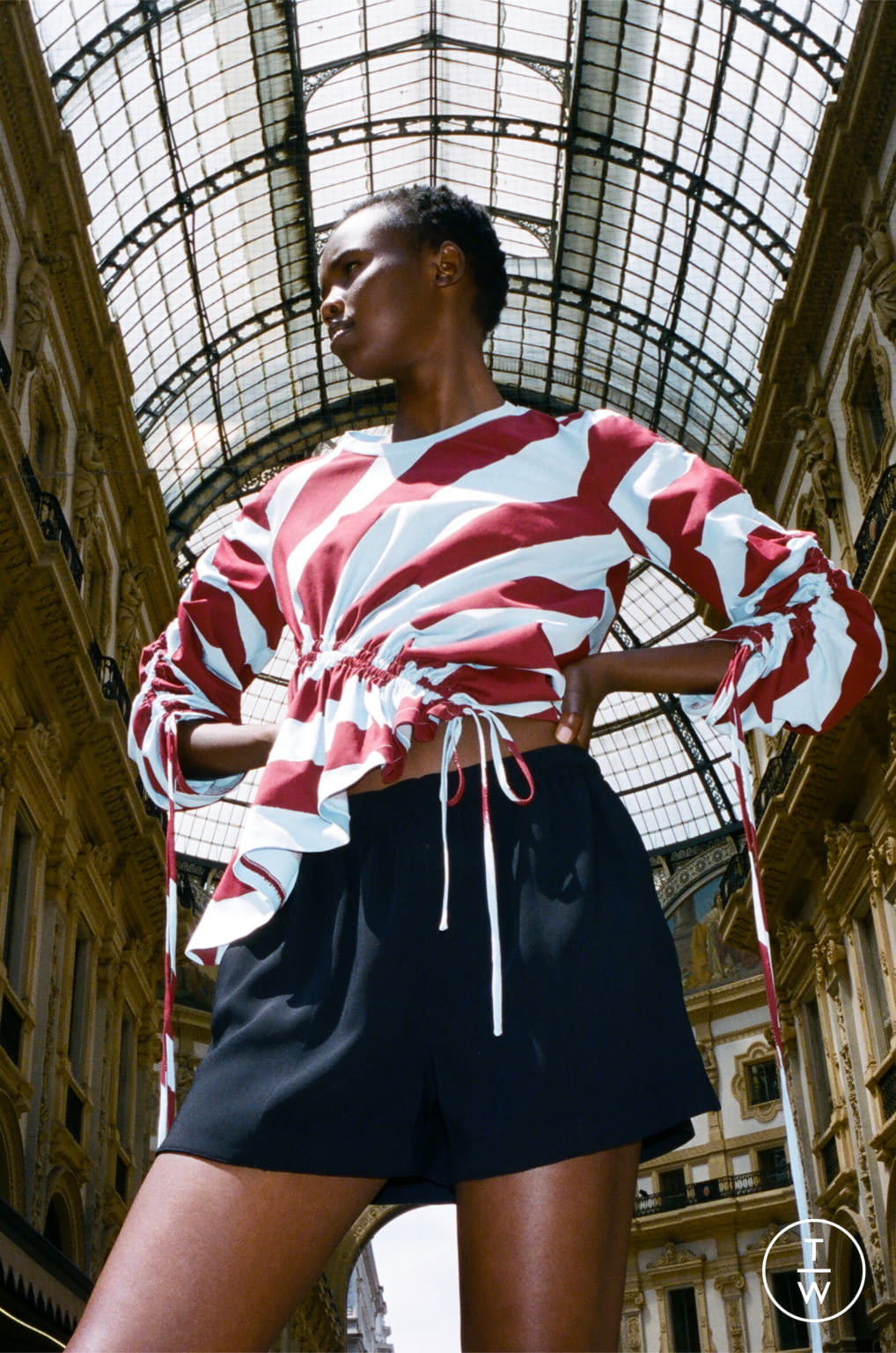 Fashion Week Milan Resort 2019 look 13 from the Antonio Berardi collection womenswear