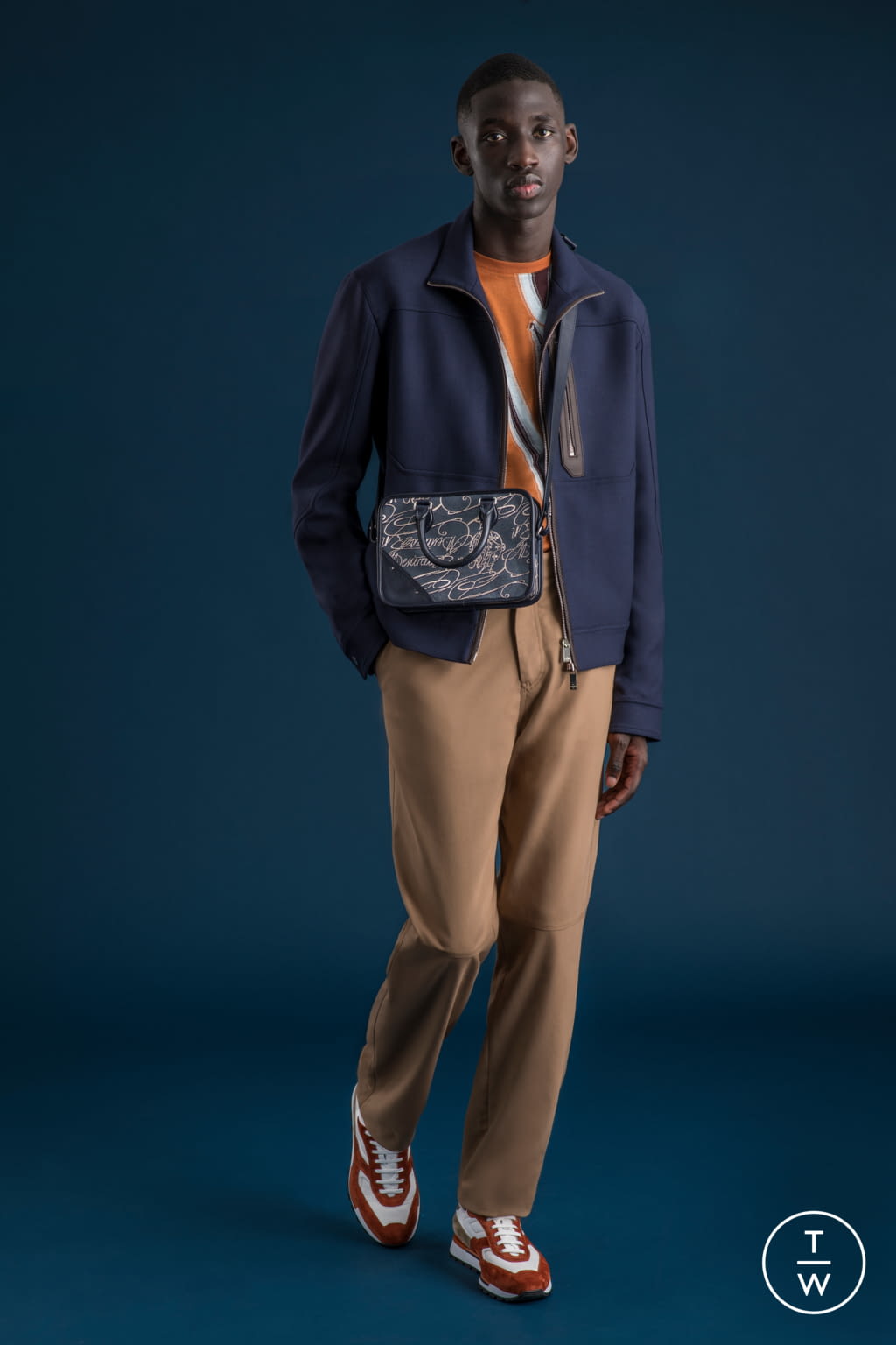 Fashion Week Milan Spring/Summer 2022 look 23 from the Berluti collection menswear