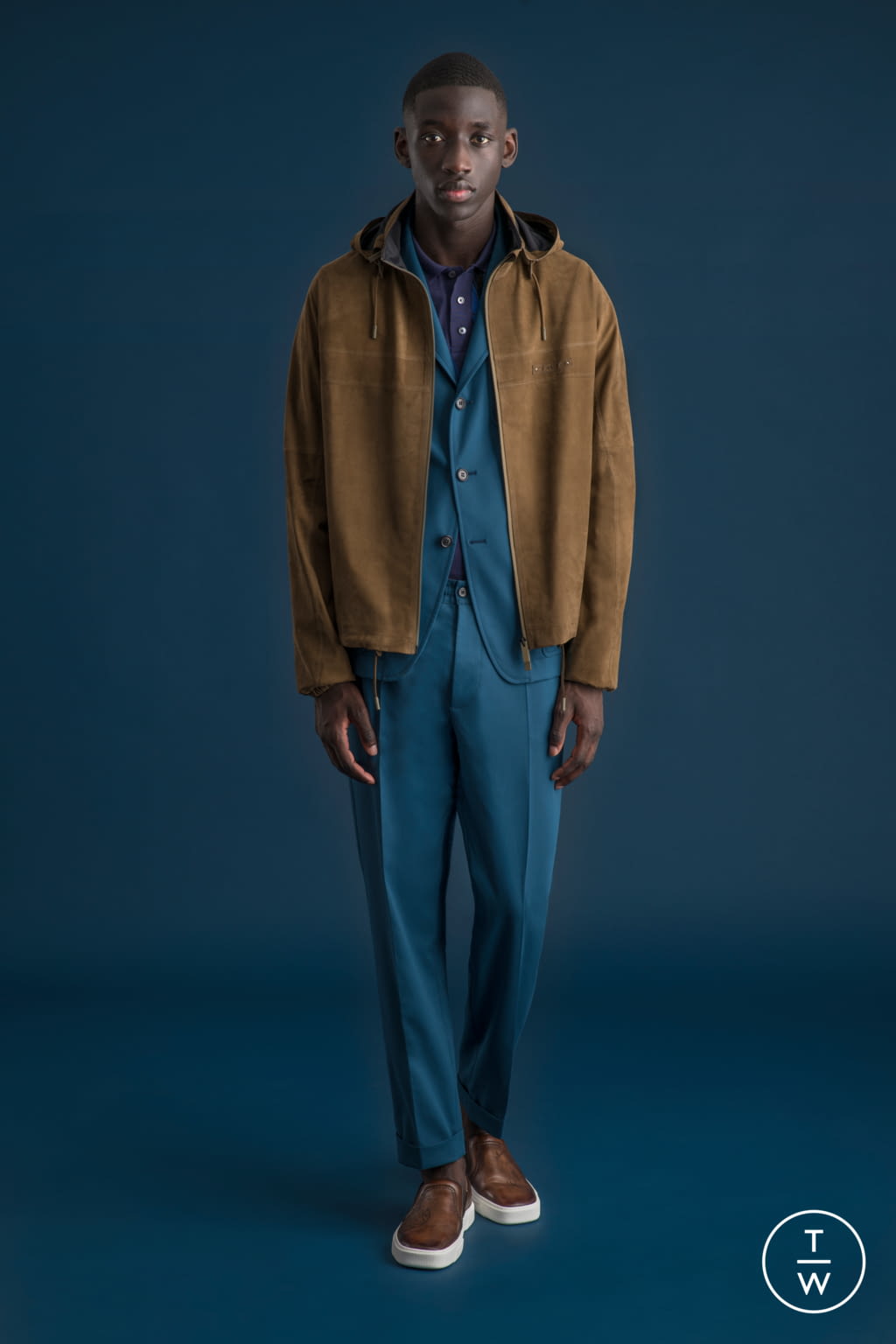 Fashion Week Milan Spring/Summer 2022 look 28 from the Berluti collection menswear