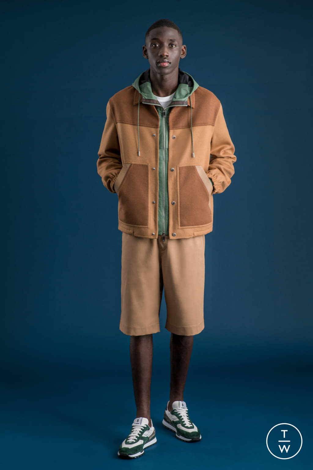 Fashion Week Milan Spring/Summer 2022 look 7 from the Berluti collection 男装